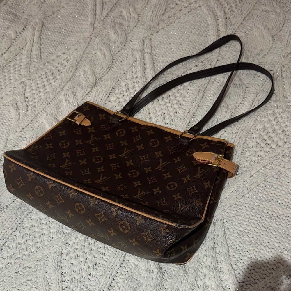 Louis Vuitton Dark Brown Monogram Tote - Picture 5 of 17